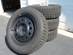 Winter Tires on Steel Wheels